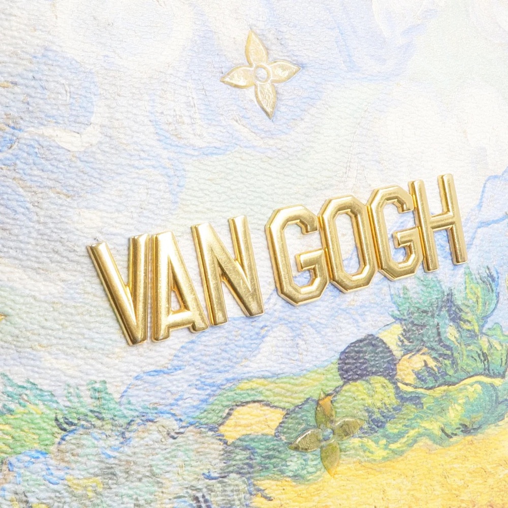 Louis Vuitton Jeff Koons Pochette Van Gogh Chain Pouch Masters Collection M64620 - Picture 13 of 16